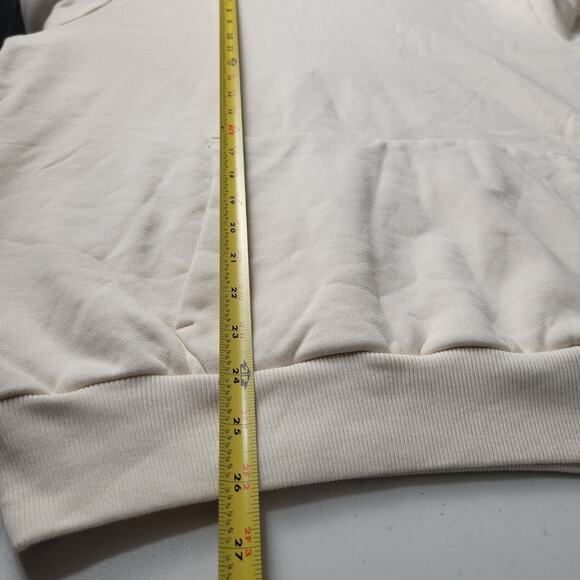 Everlane Graphic Print Hoodie FLAW Mens S Pullover Soft Organic Cotton Cozy - Picture 12 of 14